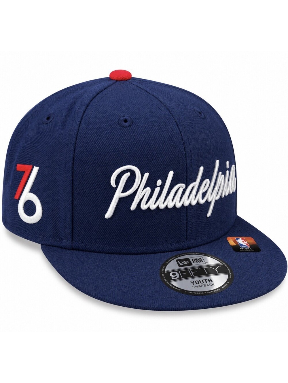 New Era Philadelphia 76ers 2025/26 City Edition 9FIFTY Snapback Hat Navy New